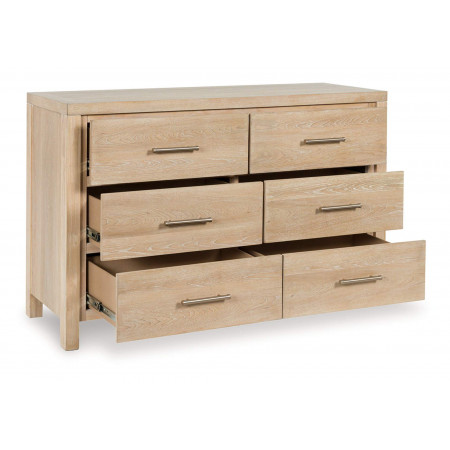 B5822 - 31 : Tủ Ngang 06 Ngăn Kéo - Màu Kem Sứ Nung